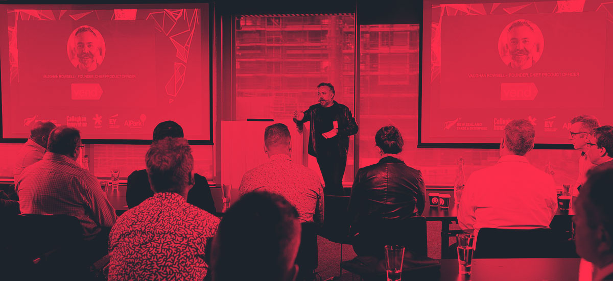 Vaughan Rowsell speaks at Auckland networking event, What makes an effective Tech CEO